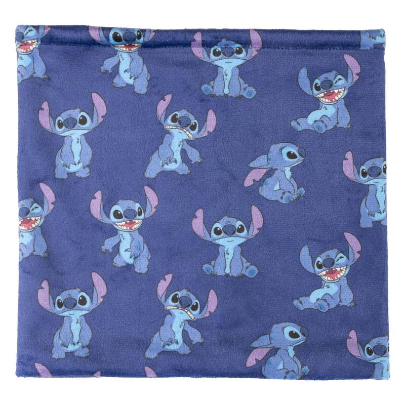 Braga de cuello azul con estampado de Stitch Disney