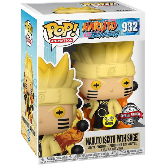 Figura Funko POP! de Naruto Uzumaki Six Path Sage en caja con ventana