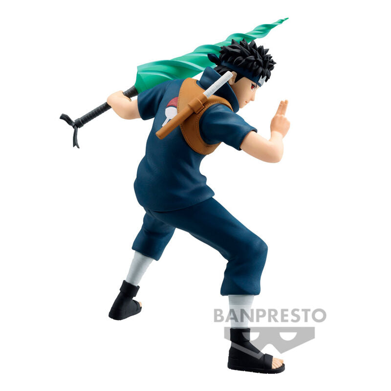 Figura de Uchiha Shisui de Naruto Shippuden con efecto verde en espiral - 2