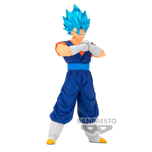 Figura de Vegetto Blood of Saiyans de Dragon Ball Super con cabello azul