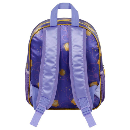 Mochila morada 3D de Wish Disney con Asha, Estrella y Valentino - 3