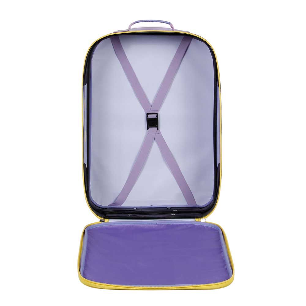Maleta trolley infantil Wish Disney morada con diseño 3D - 4