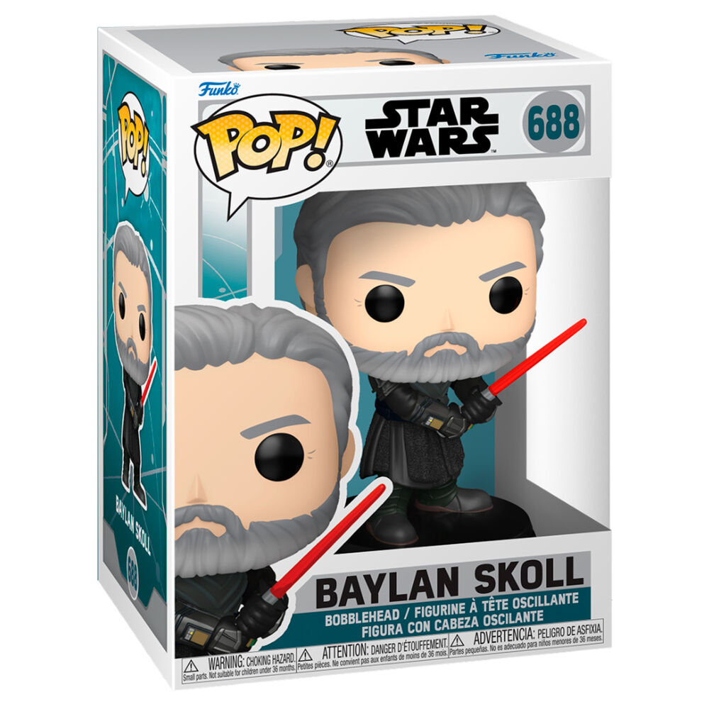 Figura Funko POP! de Baylan Skoll con sable de luz rojo - 2