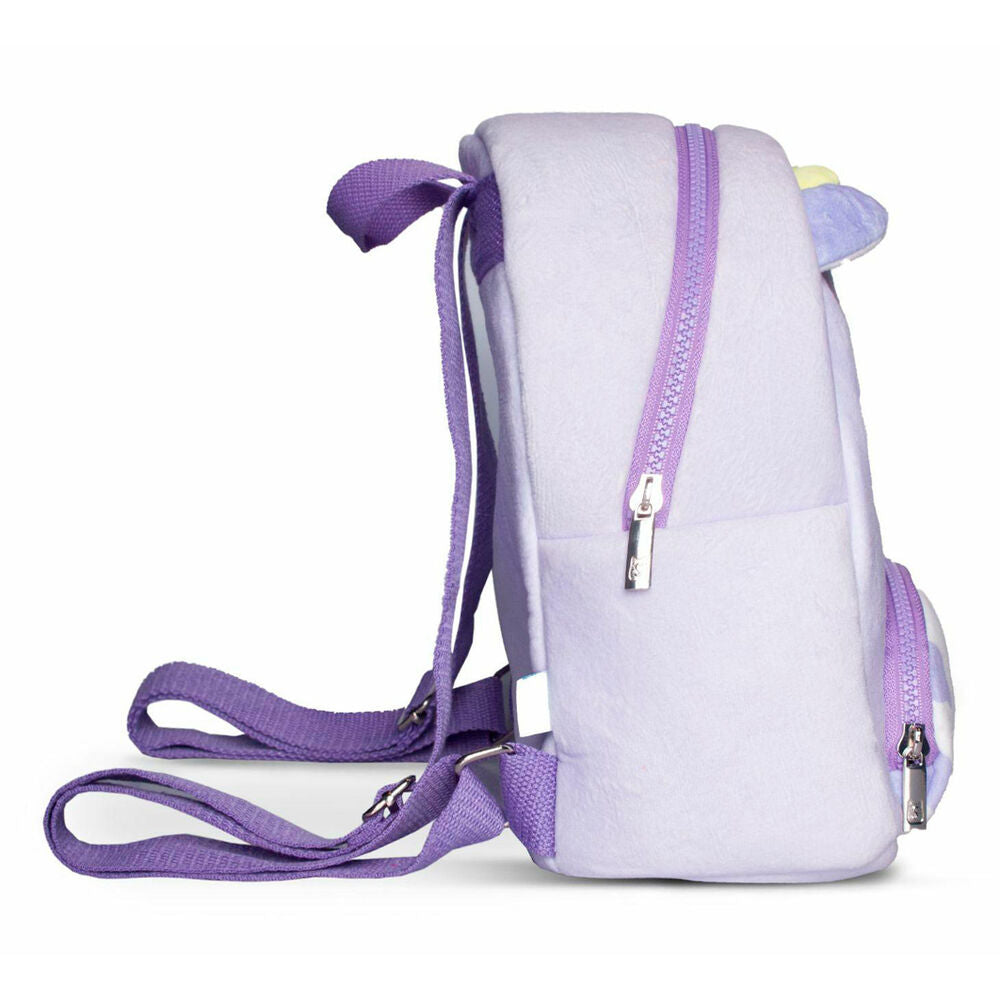 Mochila de peluche lila Bubba Squishmallows con bolsillo frontal - 2