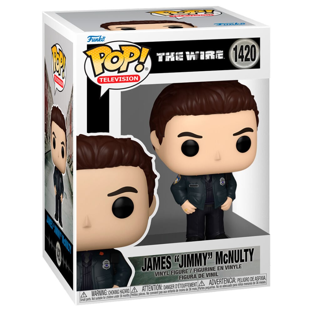 Figura Funko POP! de James McNulty de The Wire en caja con ventana