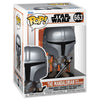 Figura Funko POP de The Mandalorian con Darksaber en caja con ventana