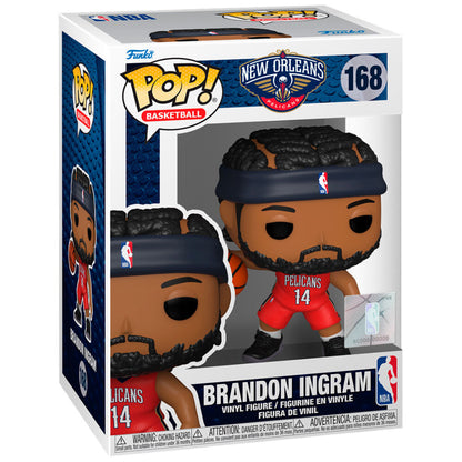 Figura Funko POP! de Brandon Ingram con uniforme de los New Orleans Pelicans y balón - 2