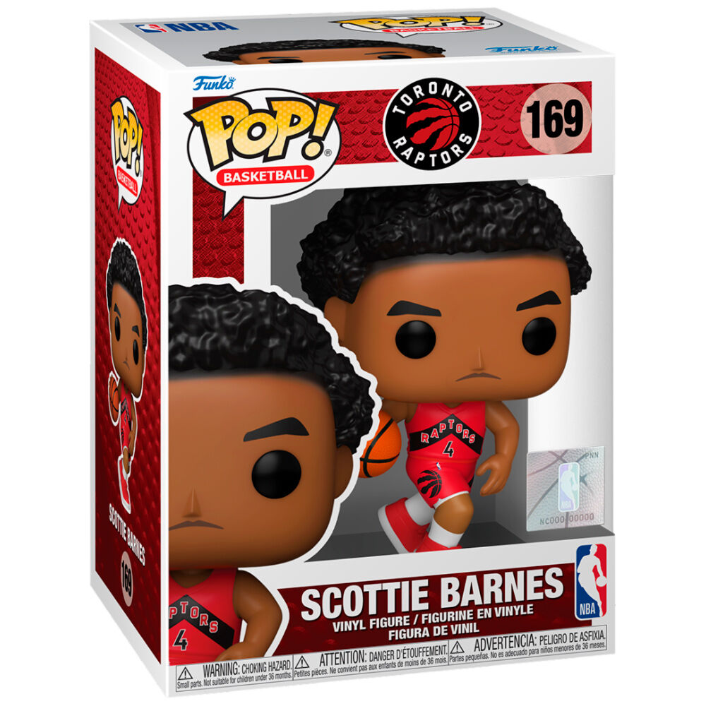 Figura Funko POP! de Scottie Barnes con uniforme de Toronto Raptors