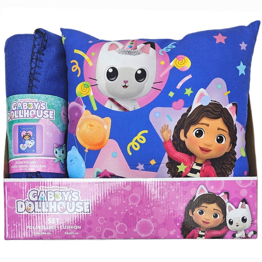 Set de manta polar y cojín de La Casa de Muñecas de Gabby