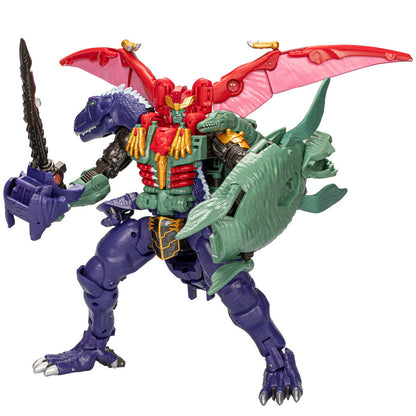 Figura Transformers Legacy United Magmatron 3 en 1 con dinosaurios - 3