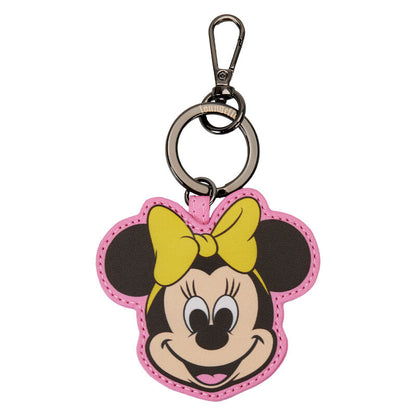 Charm llavero de Minnie Mouse Disney100 Loungefly con lazo amarillo