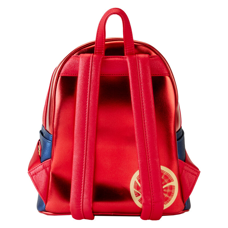 Mochila mini Marvel Metallic de Doctor Extraño Loungefly en rojo y azul - 4