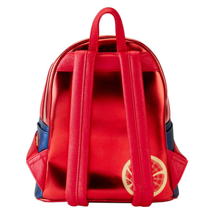 Mochila mini Marvel Metallic de Doctor Extraño Loungefly en rojo y azul - 4