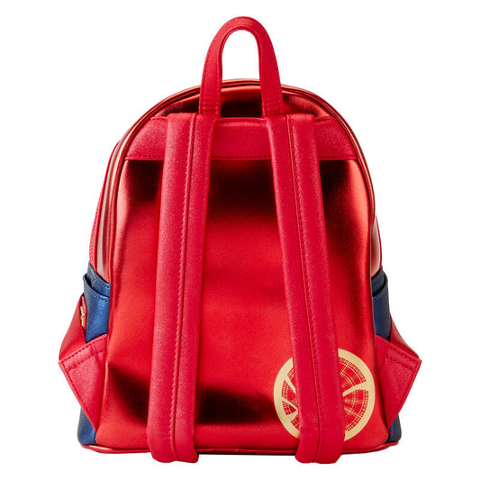 Mochila mini Marvel Metallic de Doctor Extraño Loungefly en rojo y azul - 4