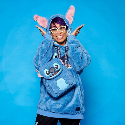 Mochila de peluche azul de Stitch Disney Loungefly - 8