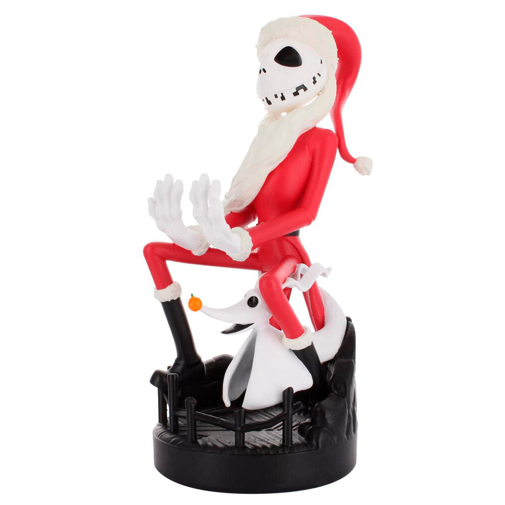 Soporte Cable Guy de Jack Skellington vestido de Santa Claus - 4