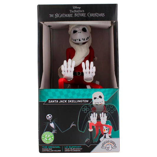 Soporte Cable Guy de Jack Skellington vestido de Santa Claus - 5
