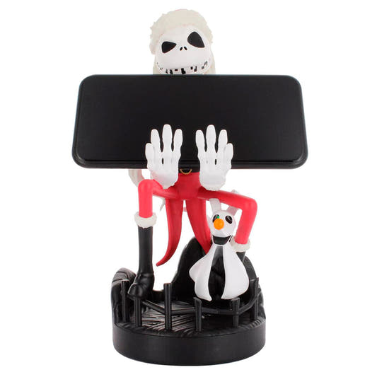 Soporte Cable Guy de Jack Skellington vestido de Santa Claus - 7