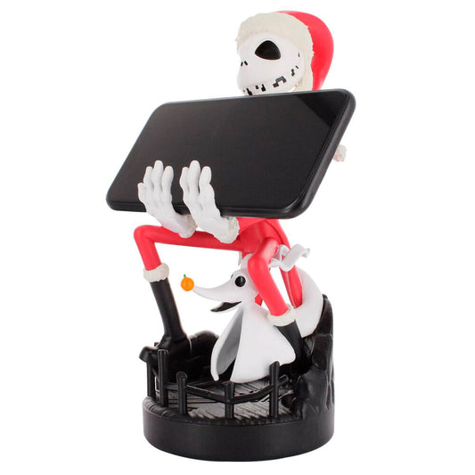 Soporte Cable Guy de Jack Skellington vestido de Santa Claus - 11