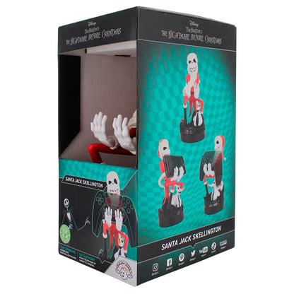 Soporte Cable Guy de Jack Skellington vestido de Santa Claus - 12