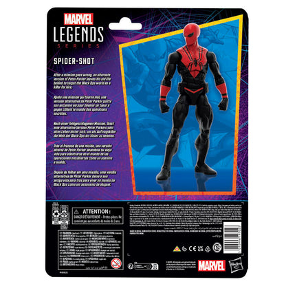 Figura articulada Spider-Shot de Spider-Man Marvel con accesorios - 5