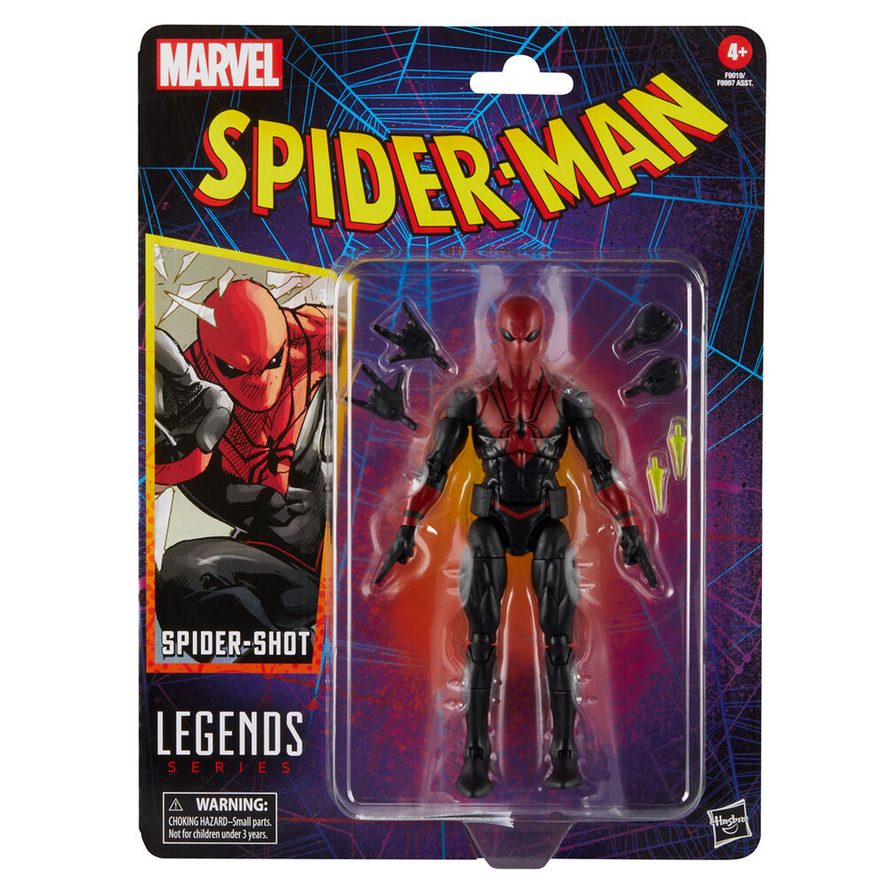 Figura articulada Spider-Shot de Spider-Man Marvel con accesorios - 2