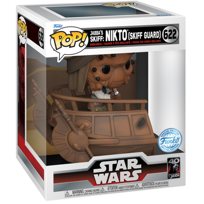 Figura Funko POP Deluxe de Nikto sobre un skiff de Star Wars - 2