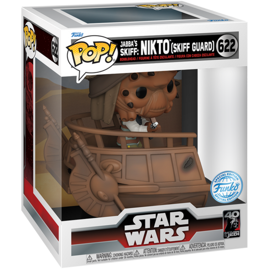 Figura Funko POP Deluxe de Nikto sobre un skiff de Star Wars - 2