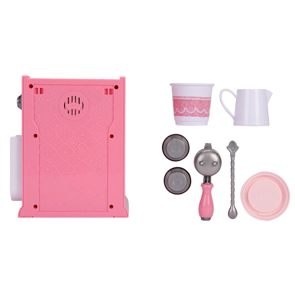 Cafetera espresso de juguete rosa Princesas Disney - 4