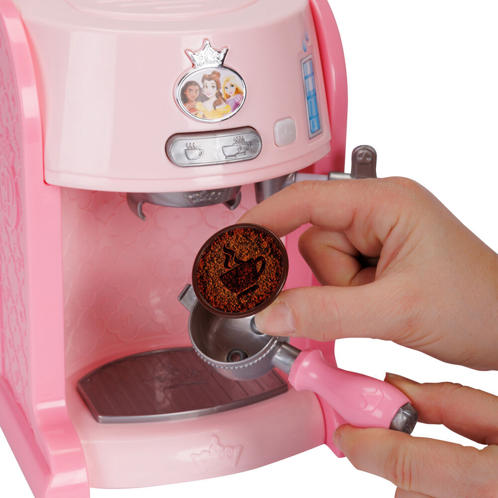 Cafetera espresso de juguete rosa Princesas Disney