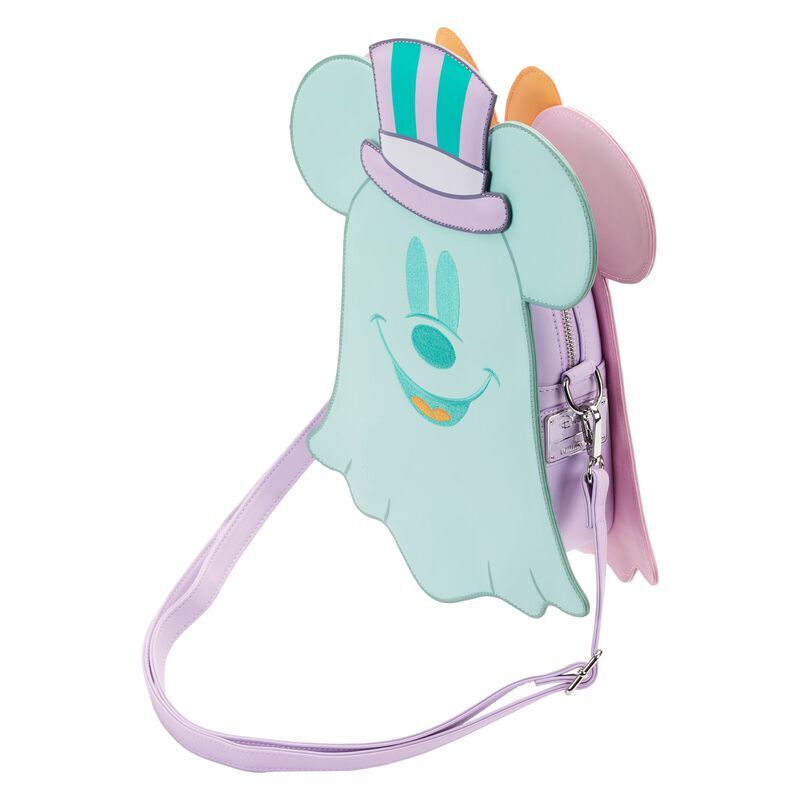 Bolso fantasma rosa de Minnie Disney Loungefly con lazo de lunares - 3