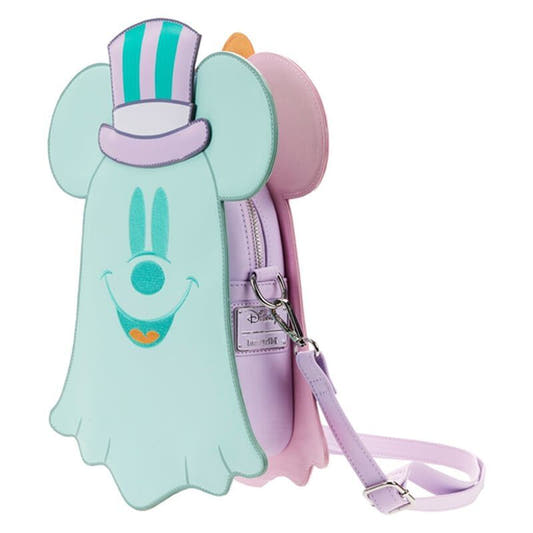 Bolso fantasma rosa de Minnie Disney Loungefly con lazo de lunares - 5