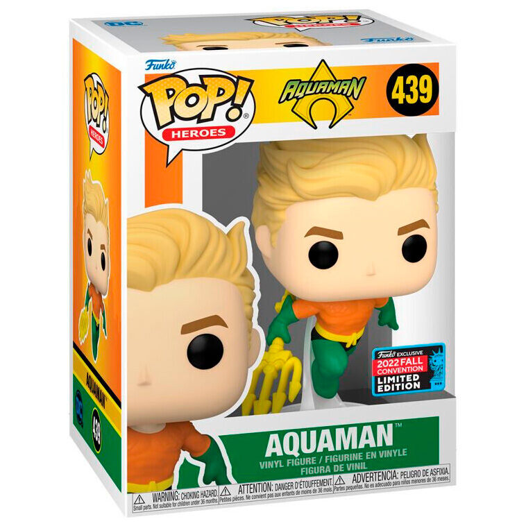 Figura Funko POP! Aquaman Exclusive nº 439 en caja con ventana