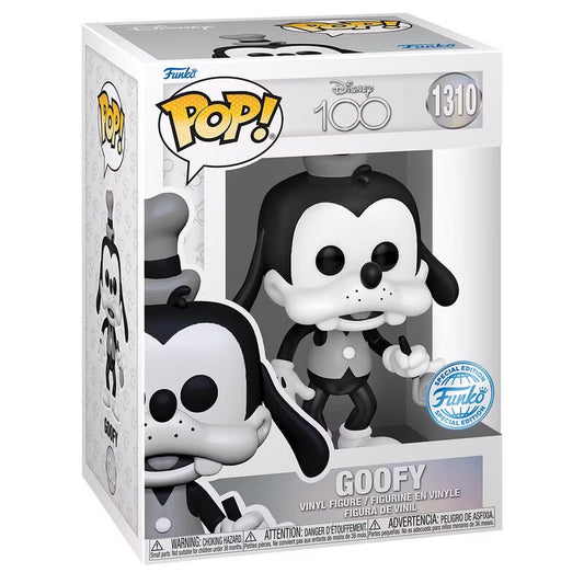 Figura Funko POP! de Goofy Disney 100 en caja con ventana