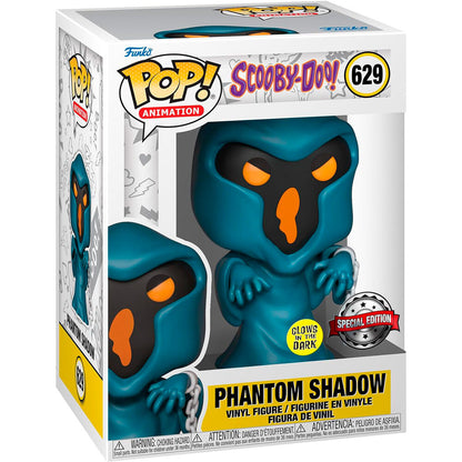 Figura Funko POP! Scooby-Doo Phantom Shadow azul turquesa