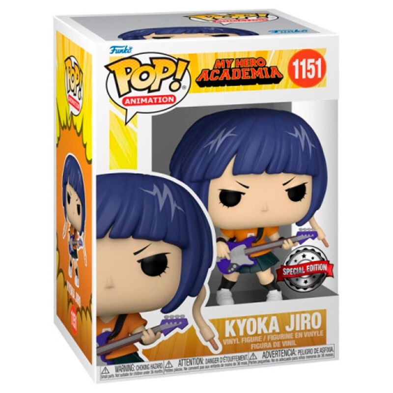 Figura Funko POP! de Kyoka Jiro de My Hero Academia en su caja