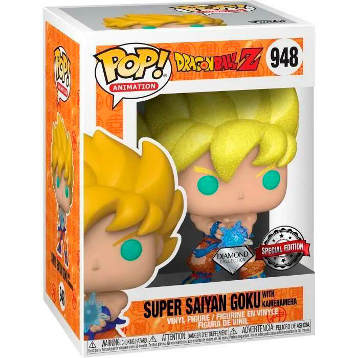 Figura Funko POP! de Super Saiyan Goku con Kamehameha