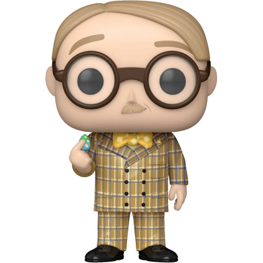 Figura POP FUNKO de Prodnose de Wonka con gafas y traje de cuadros