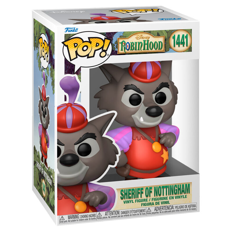 Figura Funko POP de Sheriff of Nottingham en caja con ventana