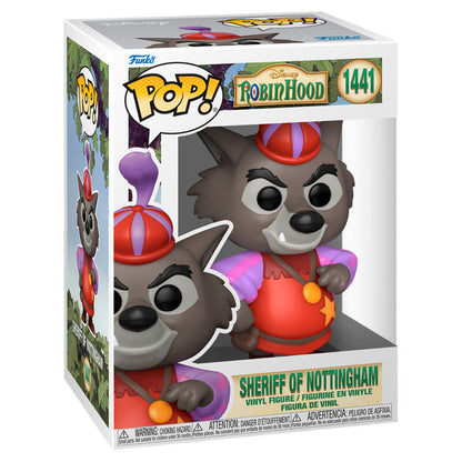 Figura Funko POP de Sheriff of Nottingham en caja con ventana