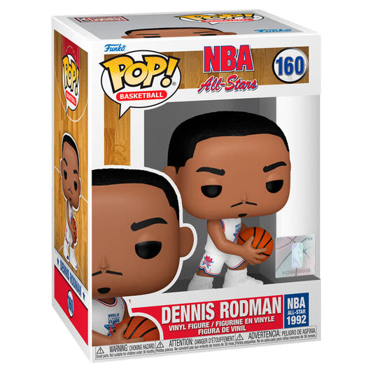Figura Funko POP de Dennis Rodman NBA All-Stars 1992 con balón