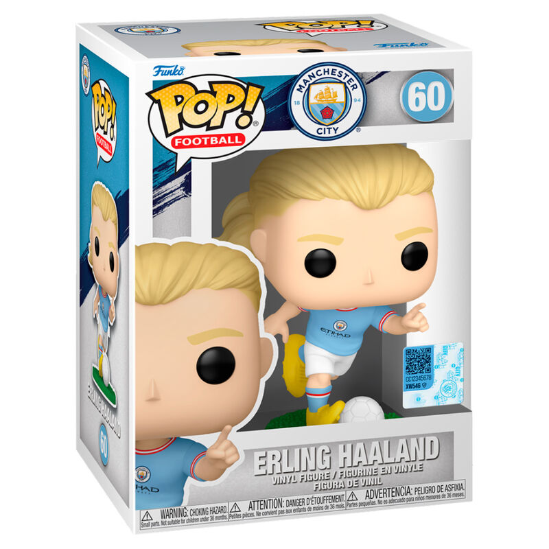 Figura Funko POP! de Erling Haaland del Manchester City con balón - 2