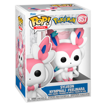 Figura Funko POP! Pokémon Sylveon en caja con ventana
