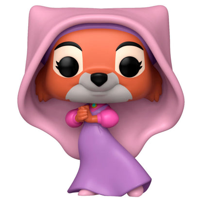 Figura Funko POP de Maid Marian de Robin Hood con capucha rosa y vestido morado - 2