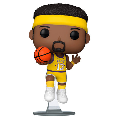 Figura Funko POP! de Wilt Chamberlain NBA All-Stars con balón y uniforme amarillo - 2