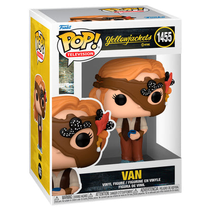 Figura Funko POP! de Van de Yellowjackets en caja con ventana
