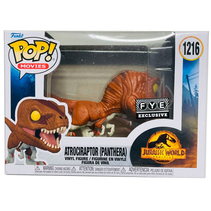 Figura Funko POP! Atrociraptor Panthera de Jurassic World 3 con mandíbula abierta - 2