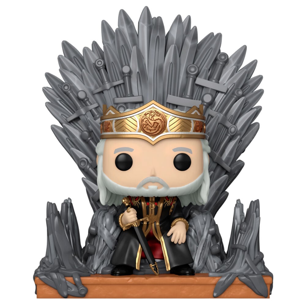 Figura Funko POP! Deluxe de Viserys sentado en el Trono de Hierro