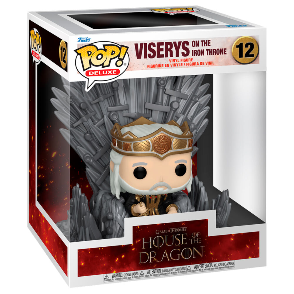 Figura Funko POP! Deluxe de Viserys sentado en el Trono de Hierro - 2