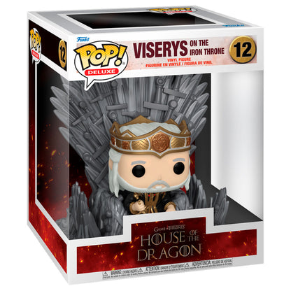 Figura Funko POP! Deluxe de Viserys sentado en el Trono de Hierro - 2